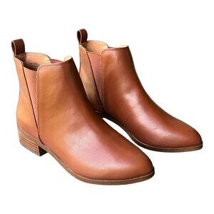 J.Crew Chelsea Boots Style BJ 254 Block Heel Brown